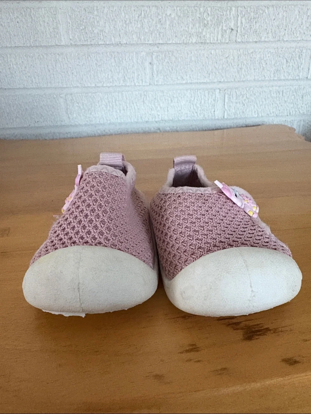 Baby First Walking Shoes Girl Size 15 No Slip Sneakers Shoes Pink Unicorn